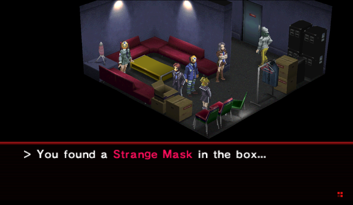 Strange Mask In Box